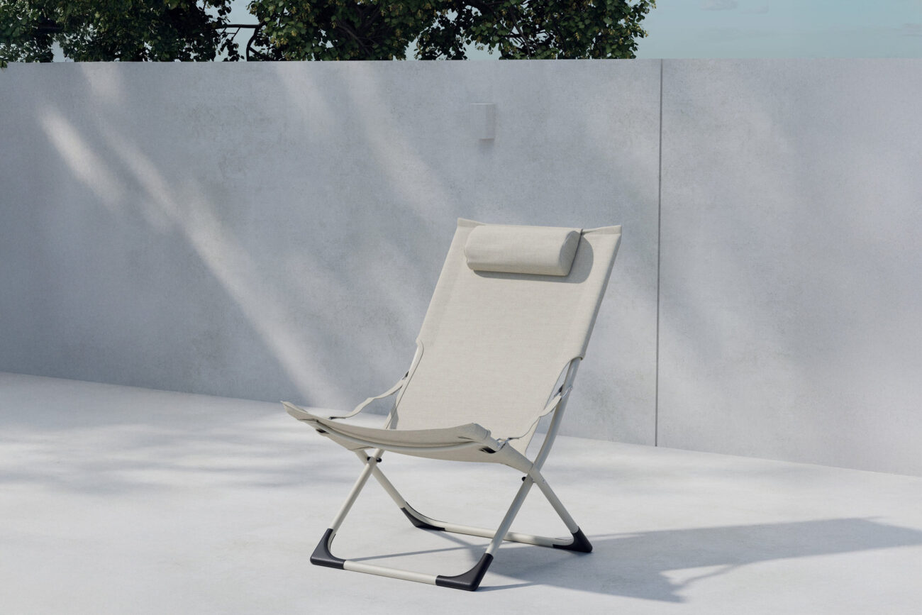 Seville – Bain de soleil – Beige – 84 x 60 x 89 cm