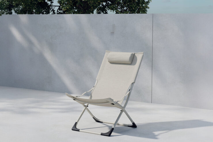 Seville – Bain de soleil – Beige – 84 x 60 x 89 cm