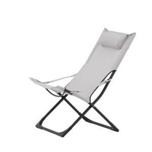 Seville – Bain de soleil – Noir, Gris – 84 x 89 x 63 cm