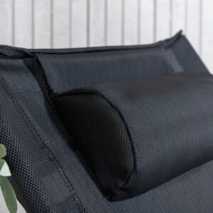 Seville – Bain de soleil – Noir – 84 x 89 x 63 cm