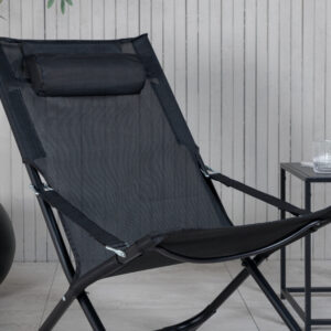 Seville – Bain de soleil – Noir – 84 x 89 x 63 cm