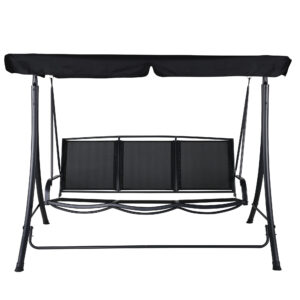 Madras – Porch Swing – Noir – 122 x 160 x 203 cm