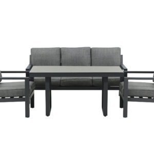 Barcelona – Salon canapé – Noir, Gris