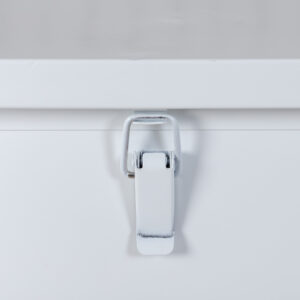 Elsa – Coffre à coussins – Blanc – 60 x 60 x 130 cm