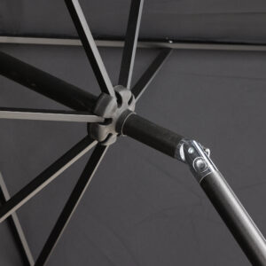 Leeds – Parasol – Noir – ⌀300 cm
