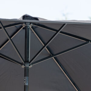 Leeds – Parasol – Noir – ⌀300 cm