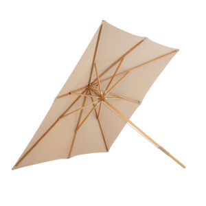 Naxos – Parasol – Naturel, Marron – 300 x 270 x 300 cm
