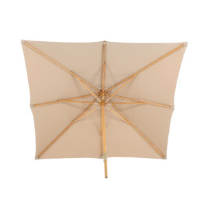 Naxos – Parasol – Naturel, Marron – 300 x 270 x 300 cm