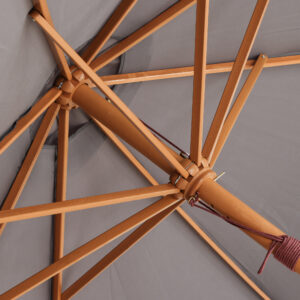 Ixos – Parasol – Gris – ⌀300 cm