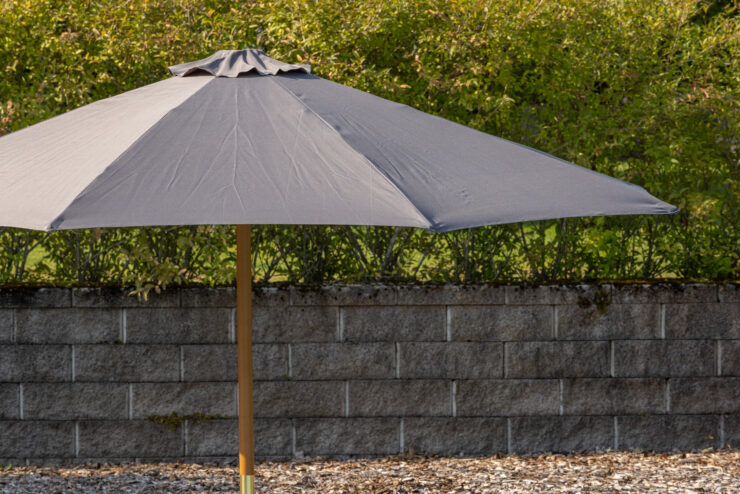 Ixos – Parasol – Gris – ⌀300 cm