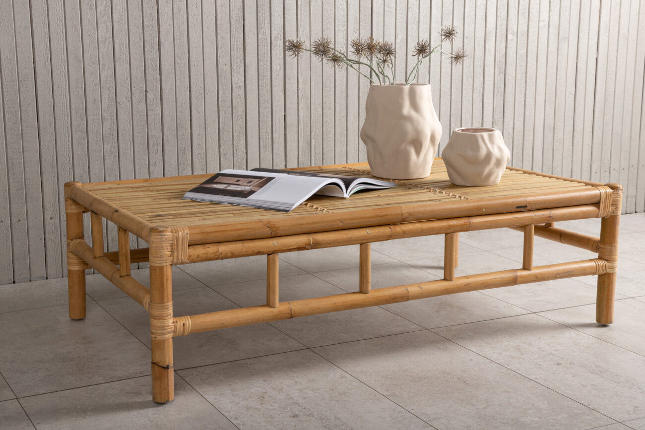 Cane – Table basse – Naturel – 120 x 70 cm