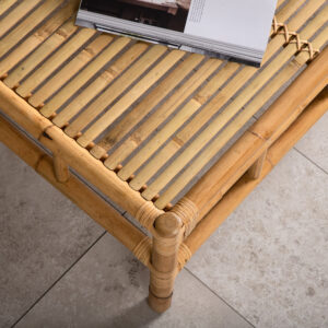Cane – Table basse – Naturel – 120 x 70 cm