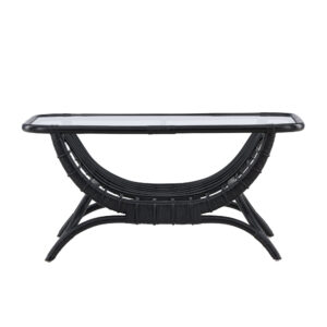 Moana – Table basse – Noir – 95 x 61 cm
