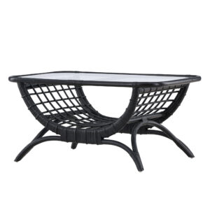 Moana – Table basse – Noir – 95 x 61 cm