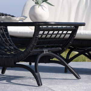 Moana – Table basse – Noir – 95 x 61 cm
