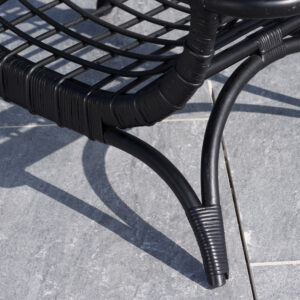 Moana – Table basse – Noir – 95 x 61 cm