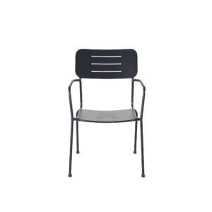 Nicke – Chaise de salle à manger – Noir – 62 x 89 x 56 cm