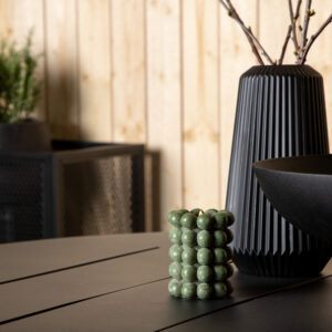 Alma – Table à manger ronde – Noir – ⌀120 cm