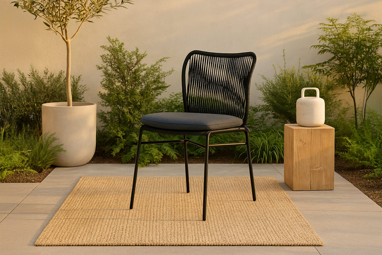 Julian – Chaise de salle à manger – Noir – 67 x 88 x 53 cm