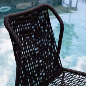 Julian – Chaise de salle à manger – Noir – 67 x 88 x 53 cm