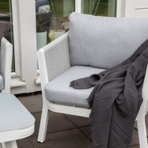 Virya – Salon canapé – Blanc, Gris