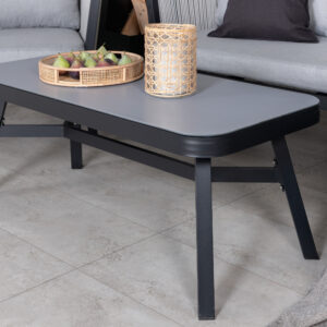 Virya – Salon canapé – Noir, Gris