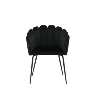 Limhamn – Chaise de salle à manger – Noir – 54 x 77 x 61 cm