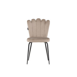 Limhamn – Chaise de salle à manger – Beige, Noir – 42 x 82 x 44 cm