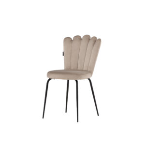 Limhamn – Chaise de salle à manger – Beige, Noir – 42 x 82 x 44 cm