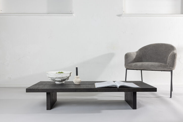 Lancester – Table basse – Moka – 140 x 60 cm
