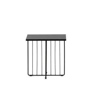 Dayton – Table basse – Noir – 40 x 40 cm