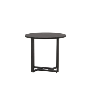 Lawton – Table basse – Noir – ⌀50 cm
