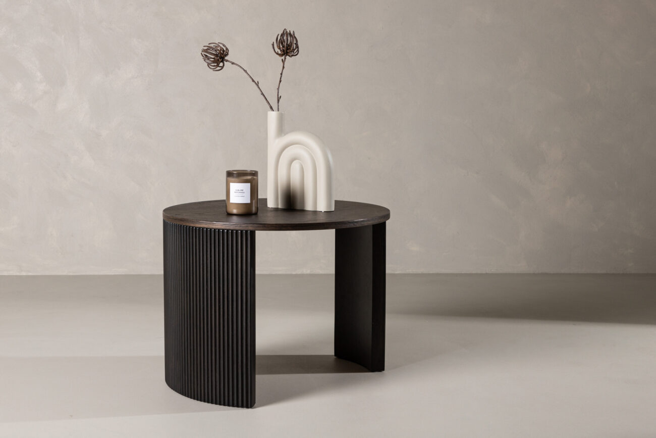 Bristol – Table basse – Moka – ⌀60 cm