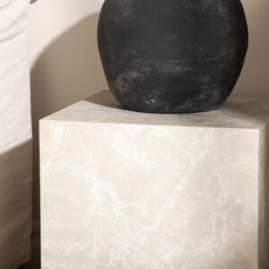 York – Table basse – Beige – 40 x 40 cm