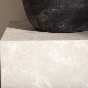 York – Table basse – Beige – 40 x 40 cm