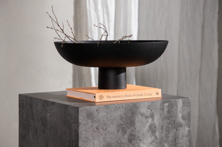 York – Table basse – Gris foncé – 40 x 40 cm