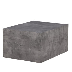 York – Table basse – Gris foncé – 80 x 60 cm