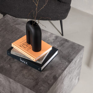 York – Table basse – Gris foncé – 80 x 60 cm