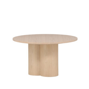 Olivia – Table basse – Blanchi – ⌀80 cm