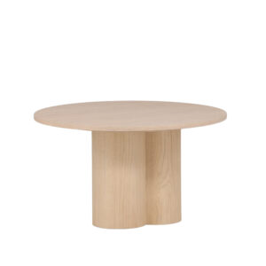 Olivia – Table basse – Blanchi – ⌀80 cm