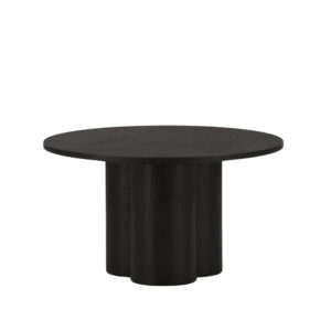 Olivia – Table basse – Noir – ⌀80 cm