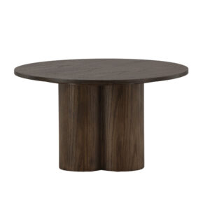 Olivia – Table basse – Moka – ⌀80 cm