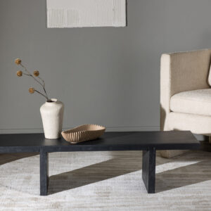 Yakunik – Table basse – Noir – 120 x 38 cm