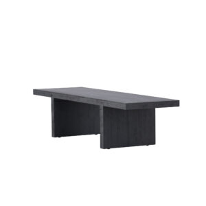 Yakunik – Table basse – Noir – 120 x 38 cm