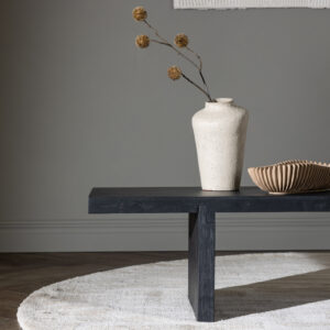 Yakunik – Table basse – Noir – 120 x 38 cm