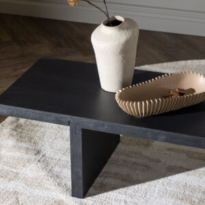 Yakunik – Table basse – Noir – 120 x 38 cm