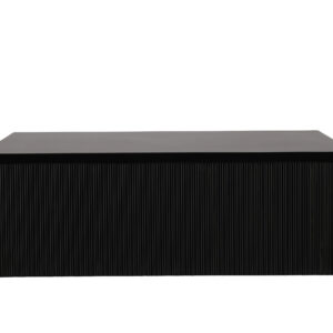 Lenox – Table basse – Noir – 90 x 90 cm
