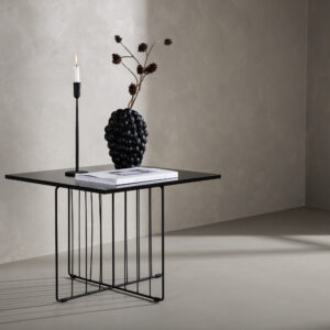 Dayton – Table basse – Noir – 60 x 60 cm