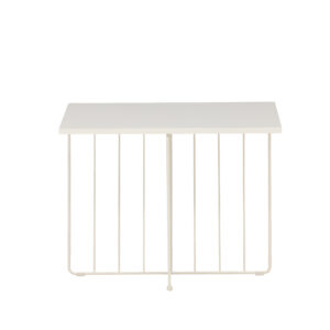 Dayton – Table basse – Blanc – 60 x 60 cm