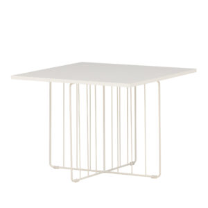 Dayton – Table basse – Blanc – 60 x 60 cm